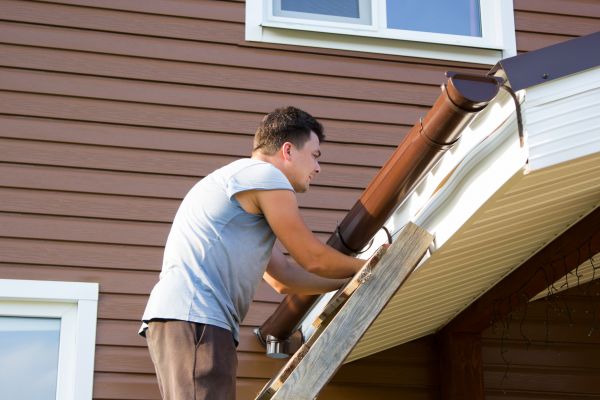Porch Gutter Replacement in Springboro