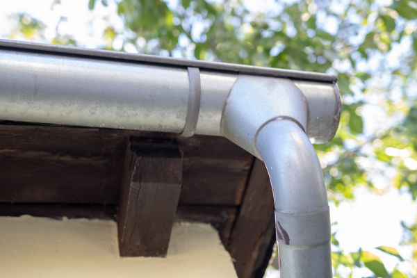 Metal Rain Gutter Installation in Springboro