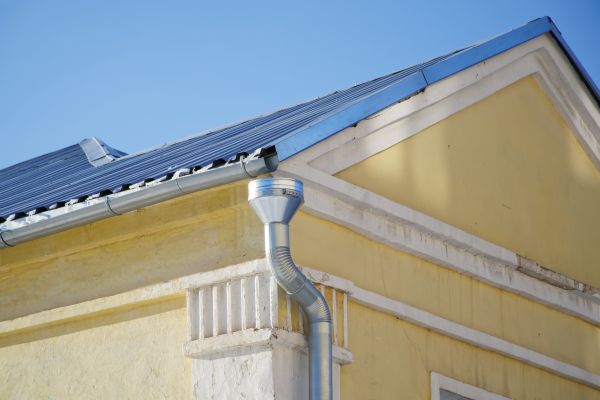 Steel Downspout Installation in Springboro