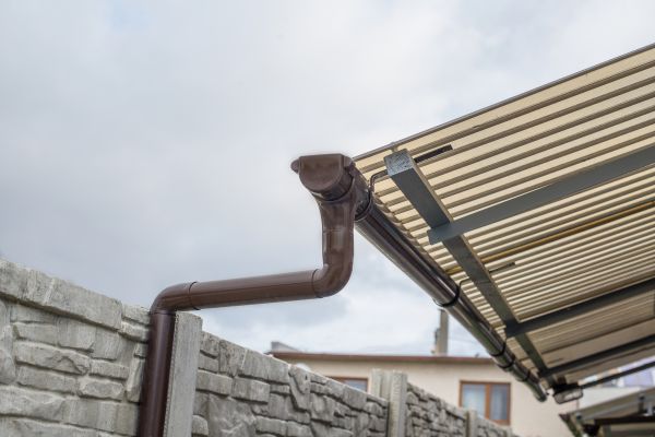 Plastic Downspout Installation in Springboro