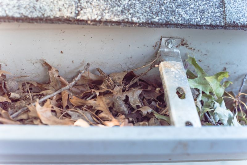 Gutter System Before Maintenance