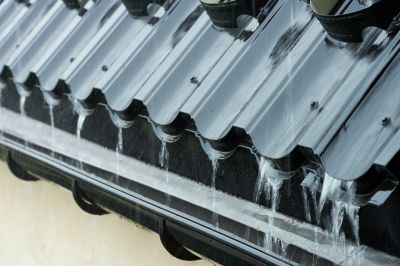 Steel Rain Gutter Installation